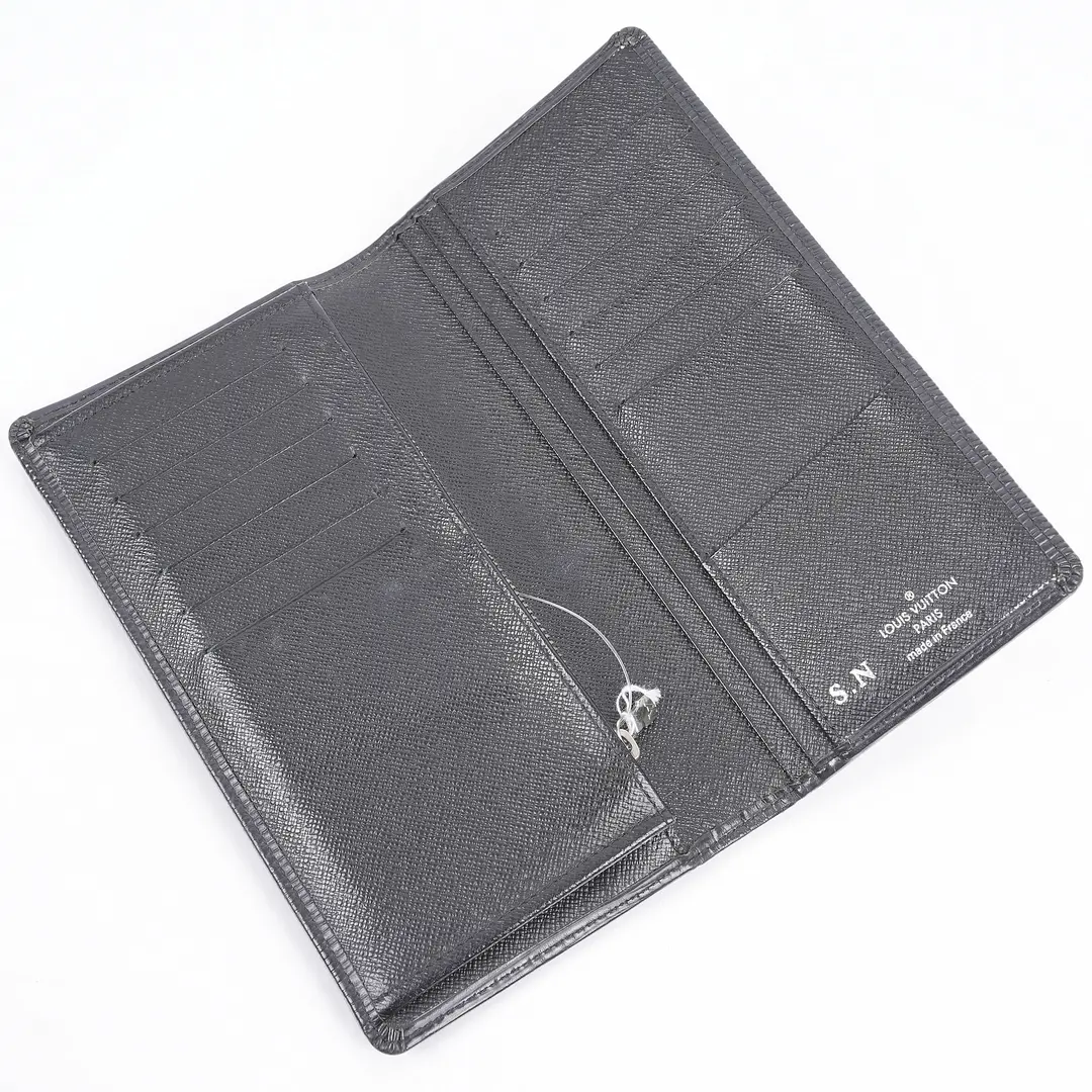 Louis Vuitton Portefeuille Long Black Epi Leather Wallet