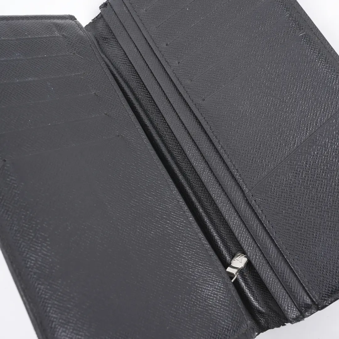 Louis Vuitton Brazza Black Damier Graphite Wallet