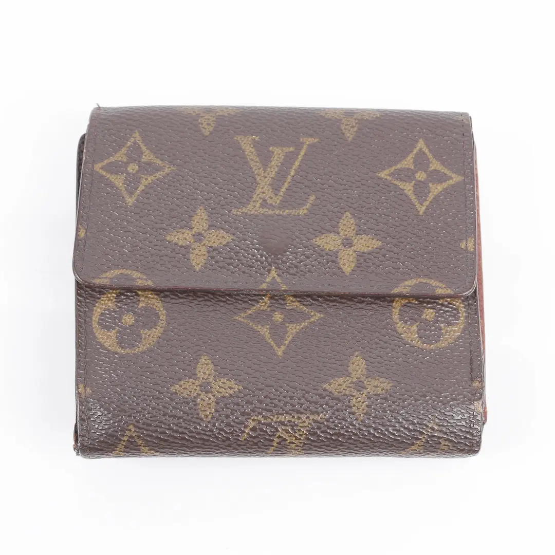 Louis Vuitton Portefeuille Elise Brown Monogram Wallet