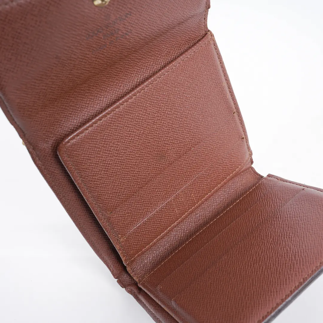 Louis Vuitton Portefeuille Elise Brown Monogram Wallet