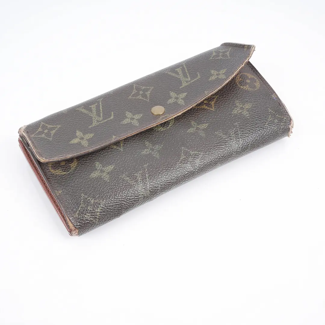 Louis Vuitton Sarah Brown Monogram Canvas Wallet