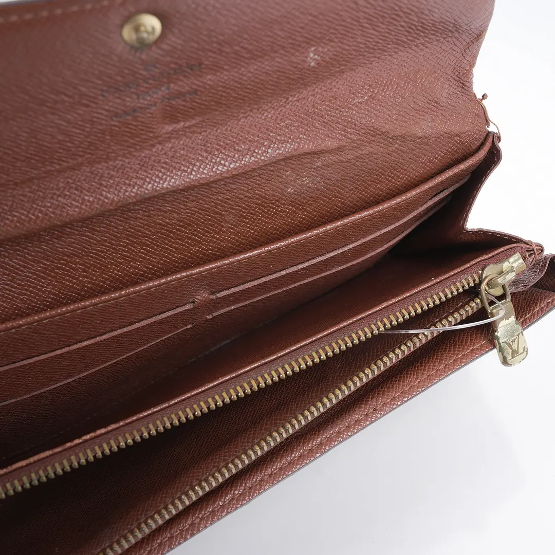 Louis Vuitton Sarah Brown Monogram Canvas Wallet