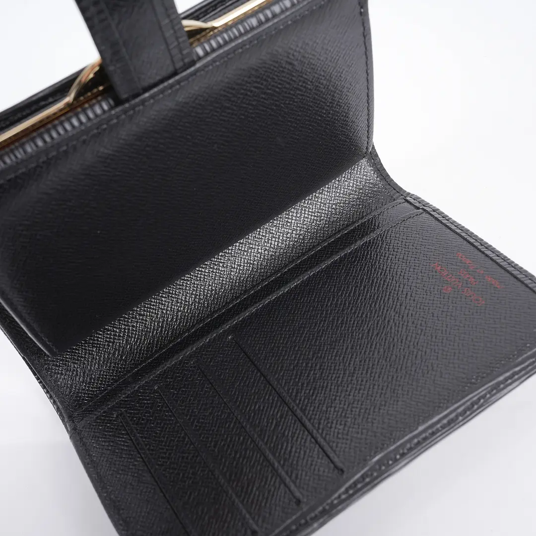 Louis Vuitton Portefeuille Viennois Black Epi Wallet