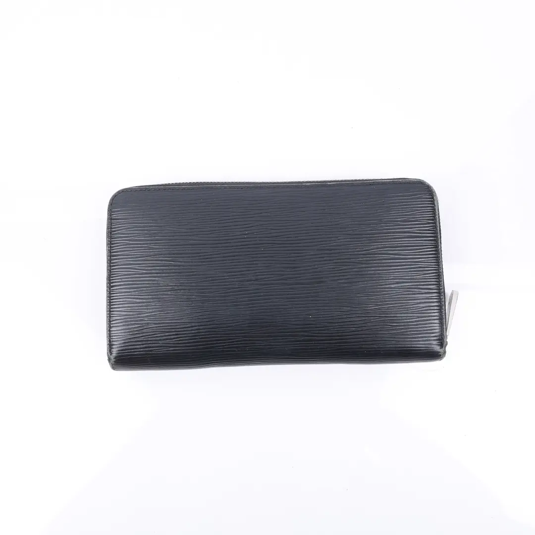 Louis Vuitton Zippy Organizer Black Epi Leather Wallet