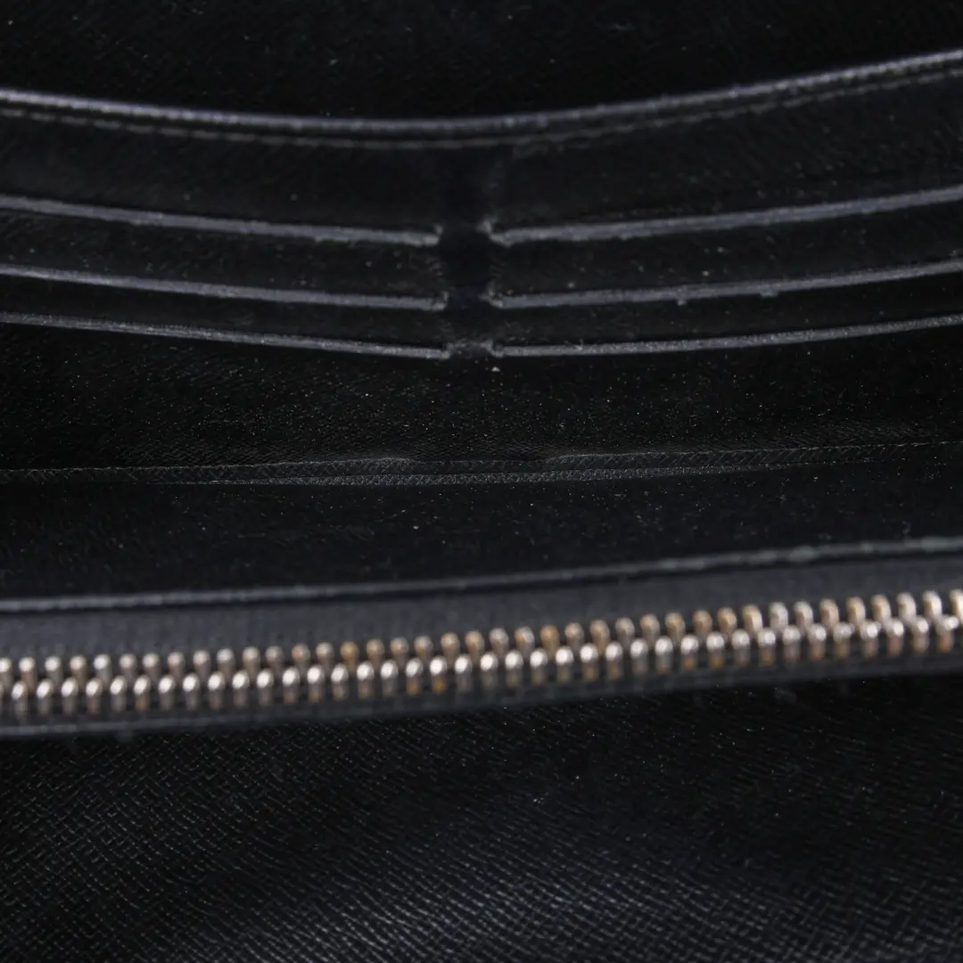 Louis Vuitton Zippy Organizer Black Epi Leather Wallet