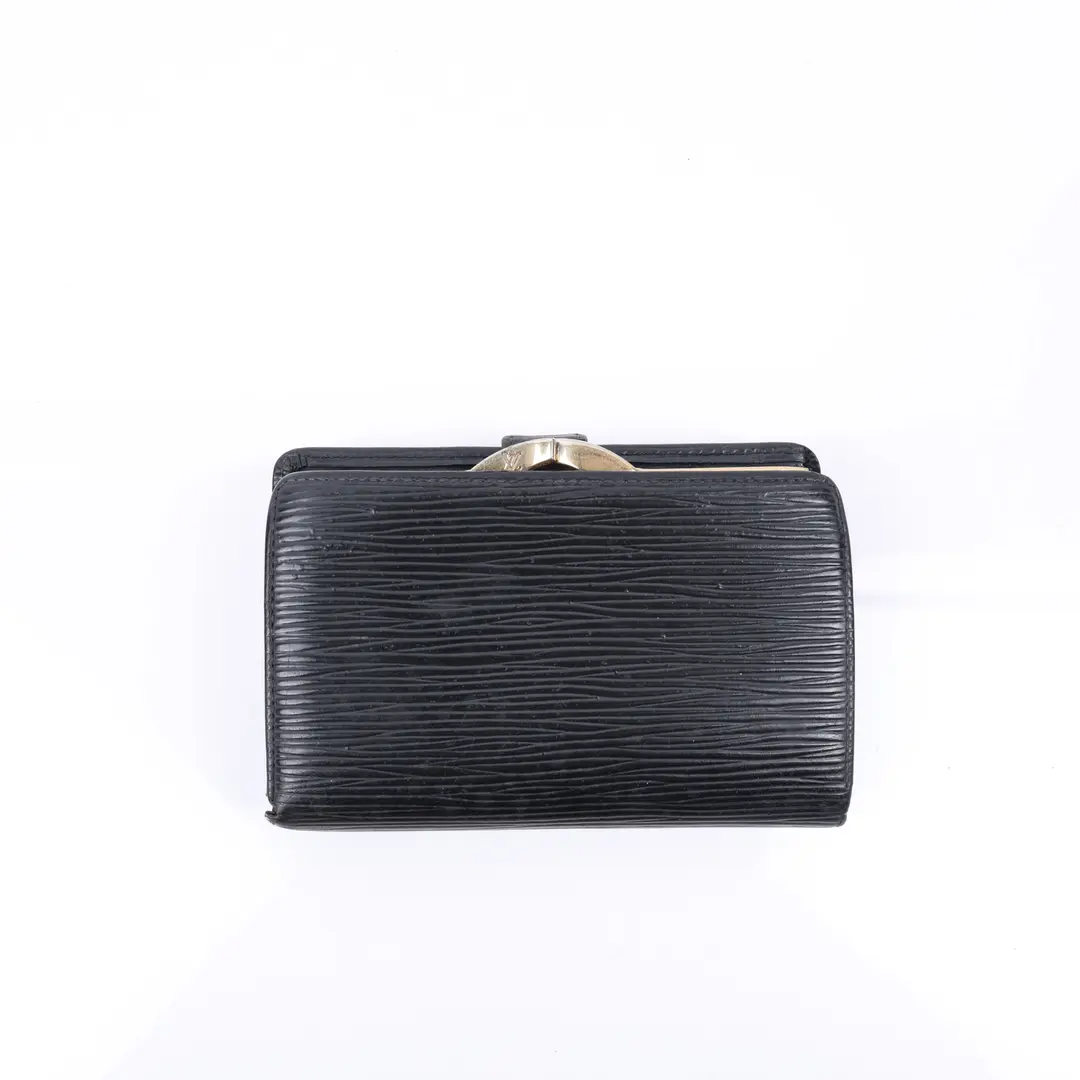 Louis Vuitton Portefeuille Viennois Black Epi Wallet