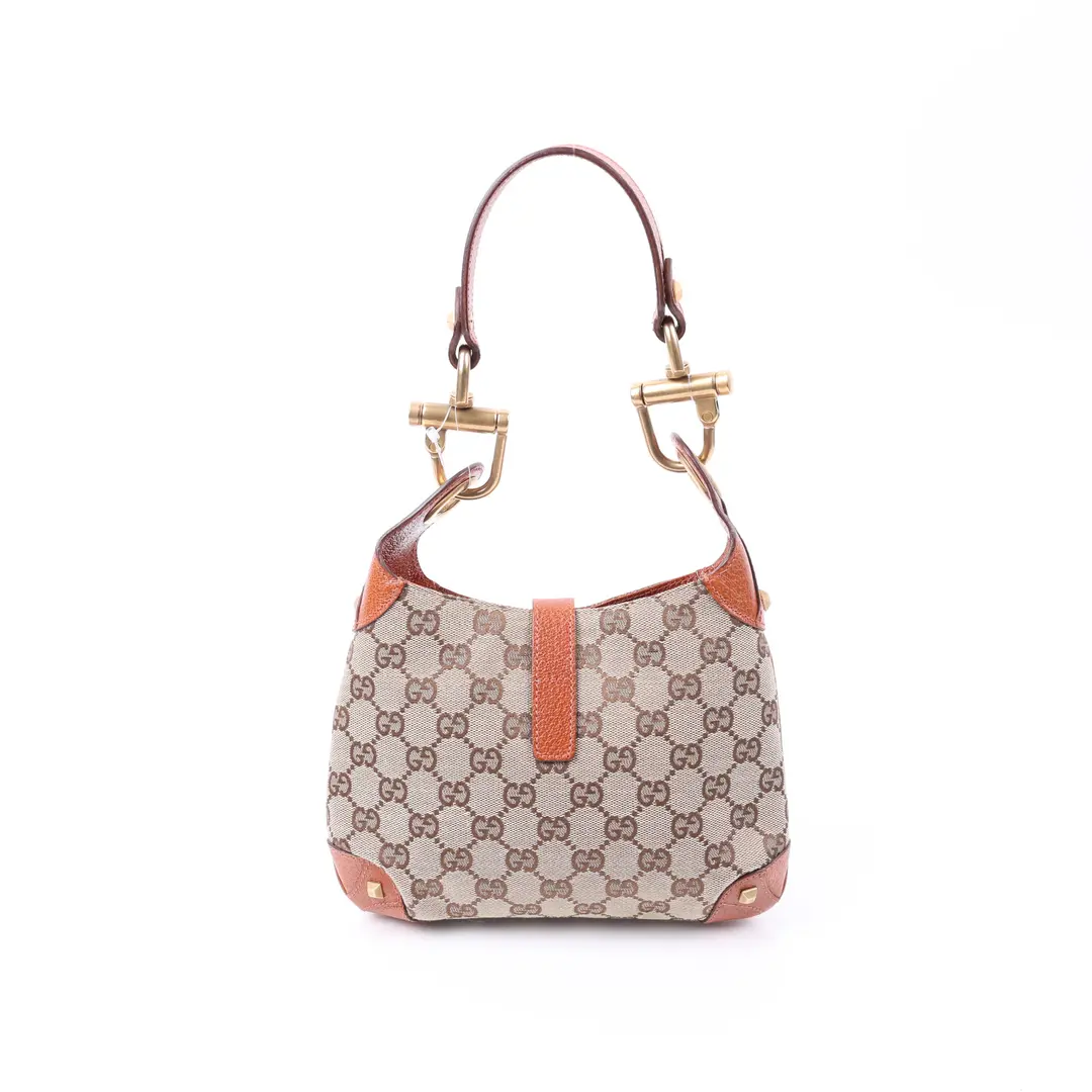 Gucci Jackie Brown GG Canvas Shoulder Bag