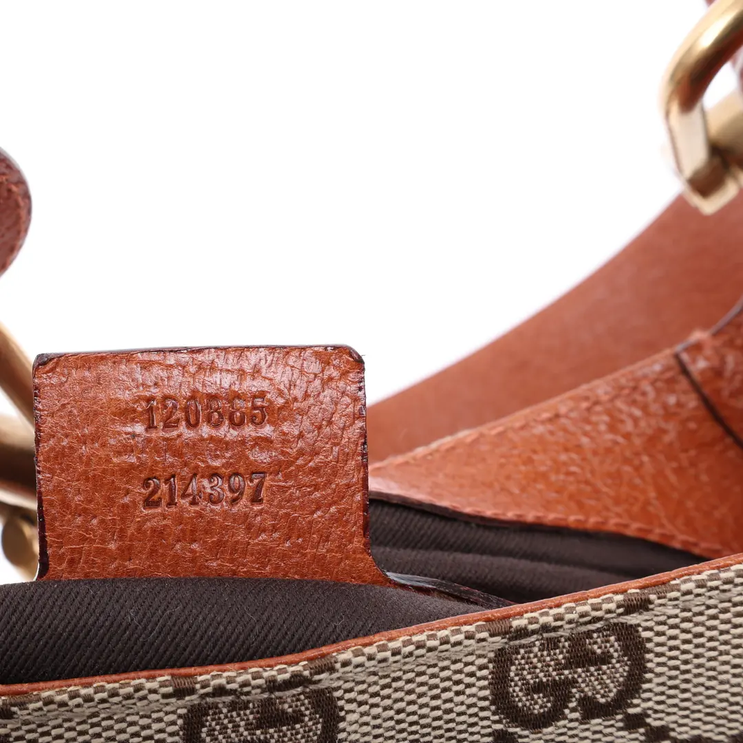 Gucci Jackie Brown GG Canvas Shoulder Bag
