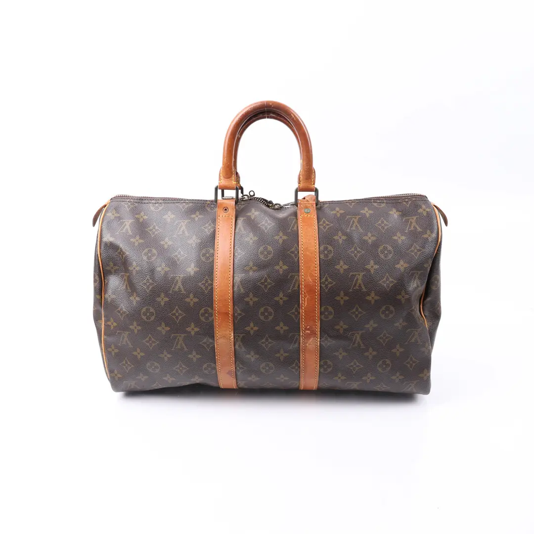 Louis Vuitton Keepall 50 Brown Monogram Duffle Bag