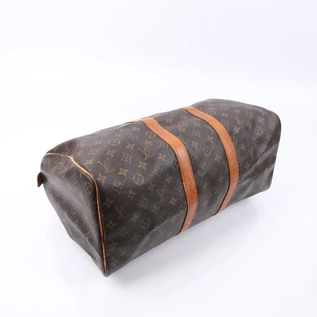 Louis Vuitton Keepall 50 Brown Monogram Duffle Bag