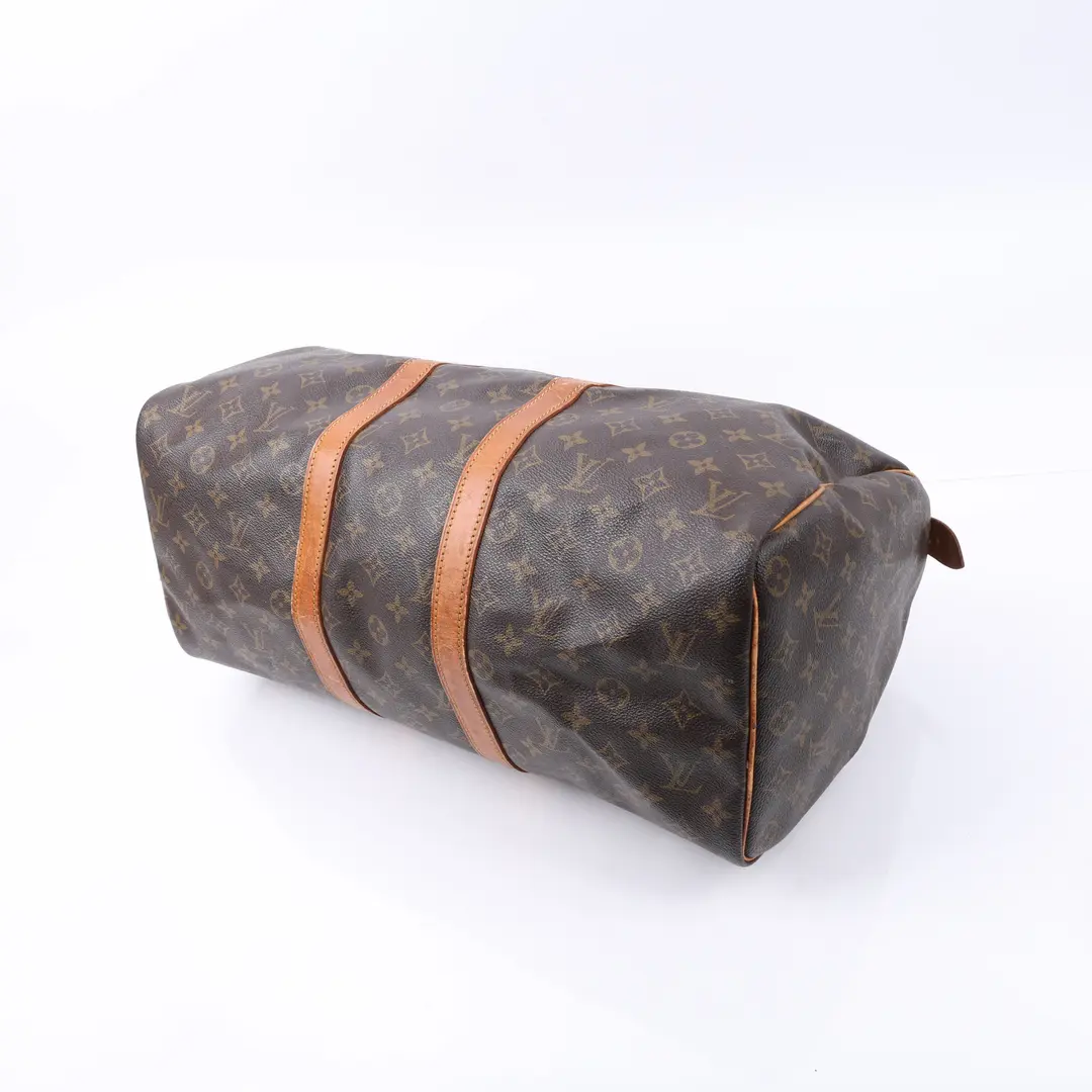 Louis Vuitton Keepall 50 Brown Monogram Duffle Bag