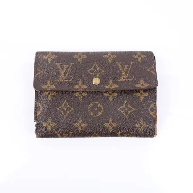 Louis Vuitton Elise Brown Monogram Canvas Wallet