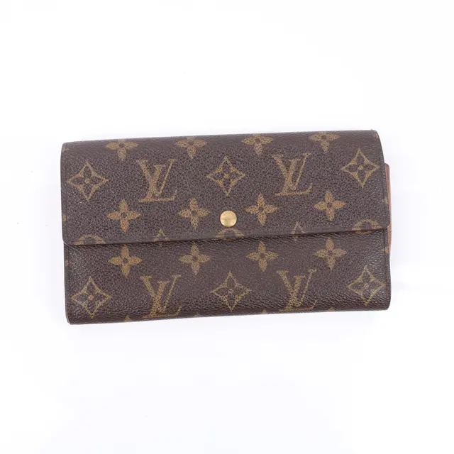 Louis Vuitton Pochette Porto Monnaie Credit Brown Monogram Wallet