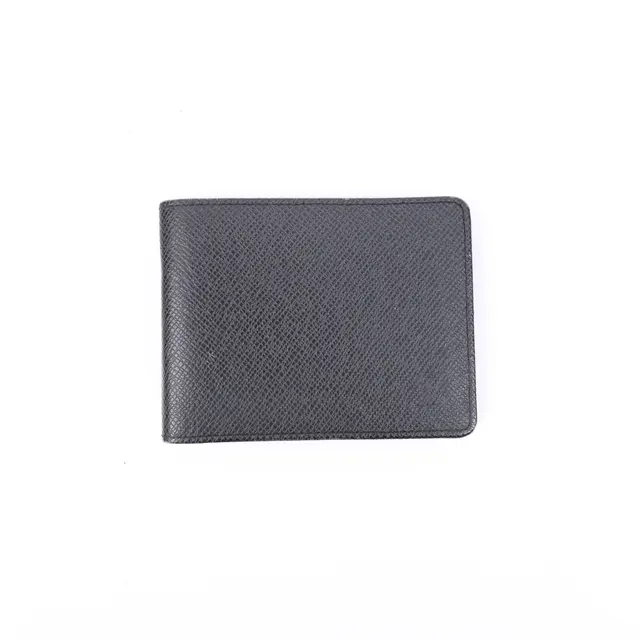 Louis Vuitton Multiple Black Taiga Leather Wallet