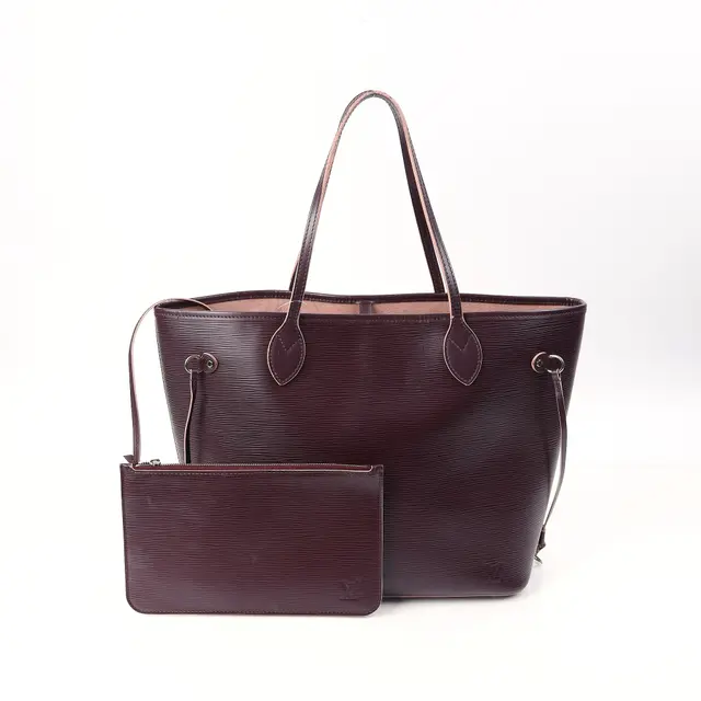 Louis Vuitton Neverfull Purple Epi Leather MM Tote Bag