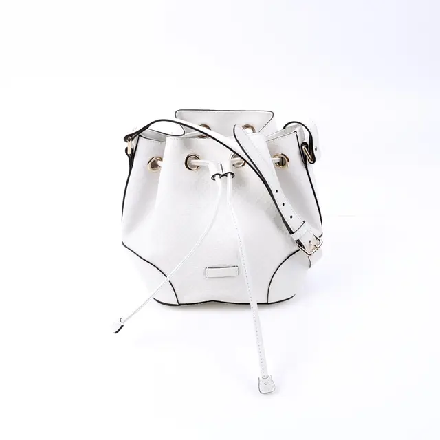 Gucci Bucket Bag White Leather Bucket Bag