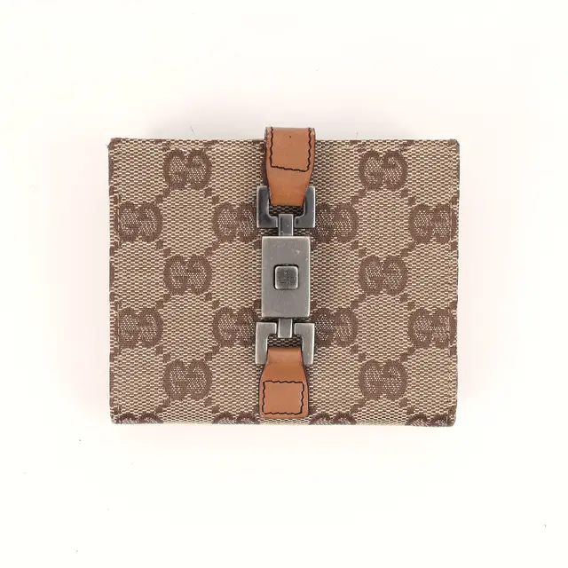 Gucci Jackie Brown GG Canvas Wallet