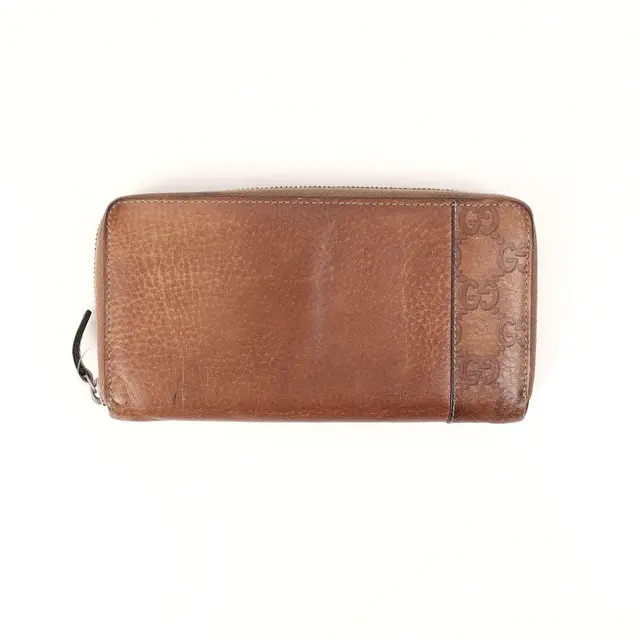 Gucci Guccissima Brown Leather Wallet