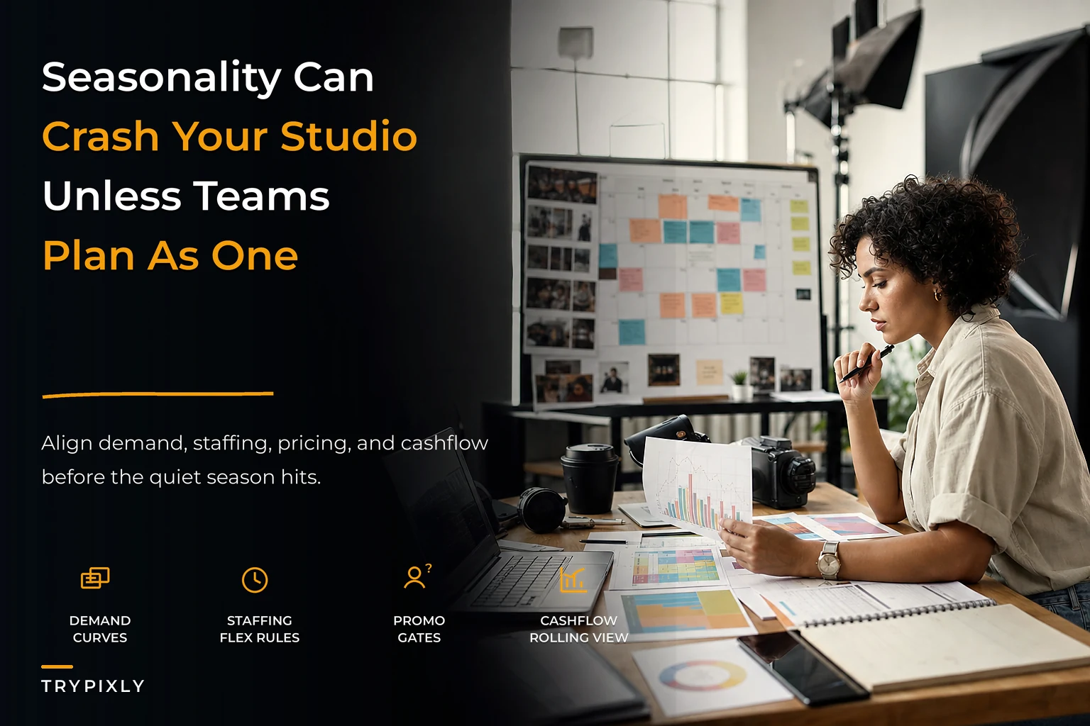 Don't let seasonality crash your studio: cross-functional planning to smooth cashflow