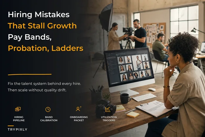 Hiring and pay mistakes that stall studio growth — an end-to-end staffing and talent system