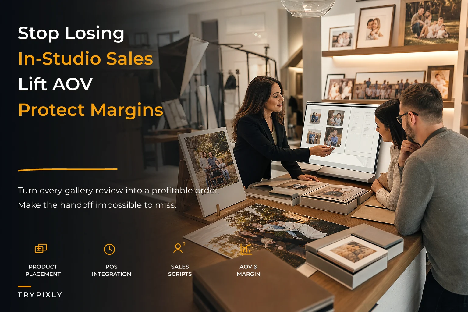 Stop losing in-studio sales: an operational checklist to lift AOV and protect margins