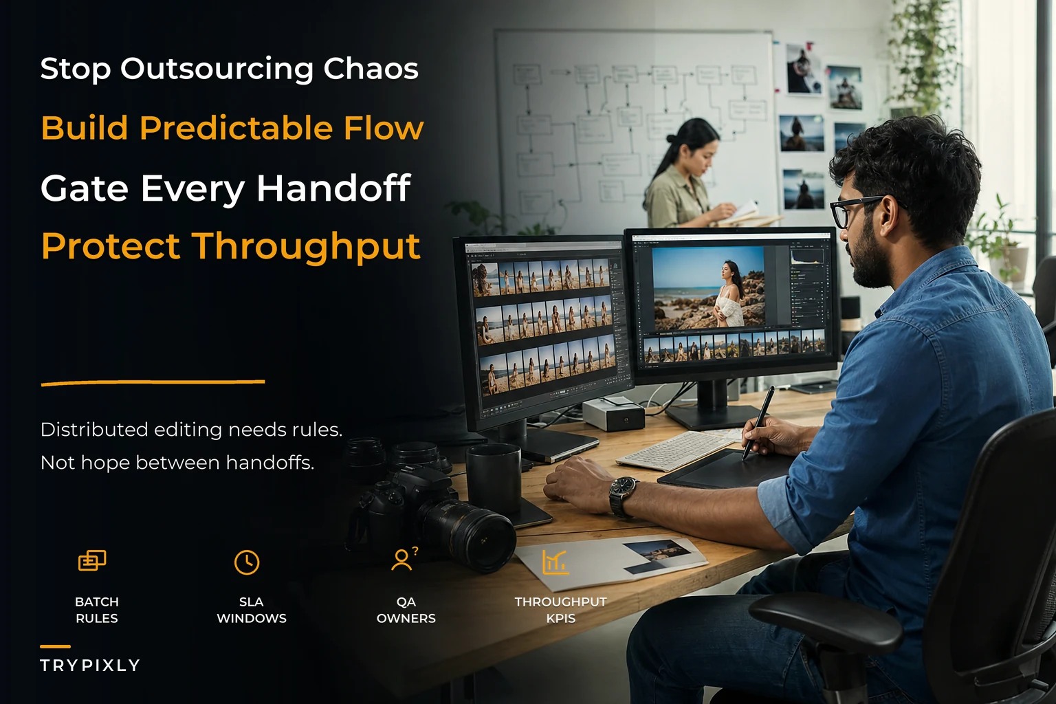 Stop outsourcing chaos: a distributed editing operations pipeline that keeps throughput predictable