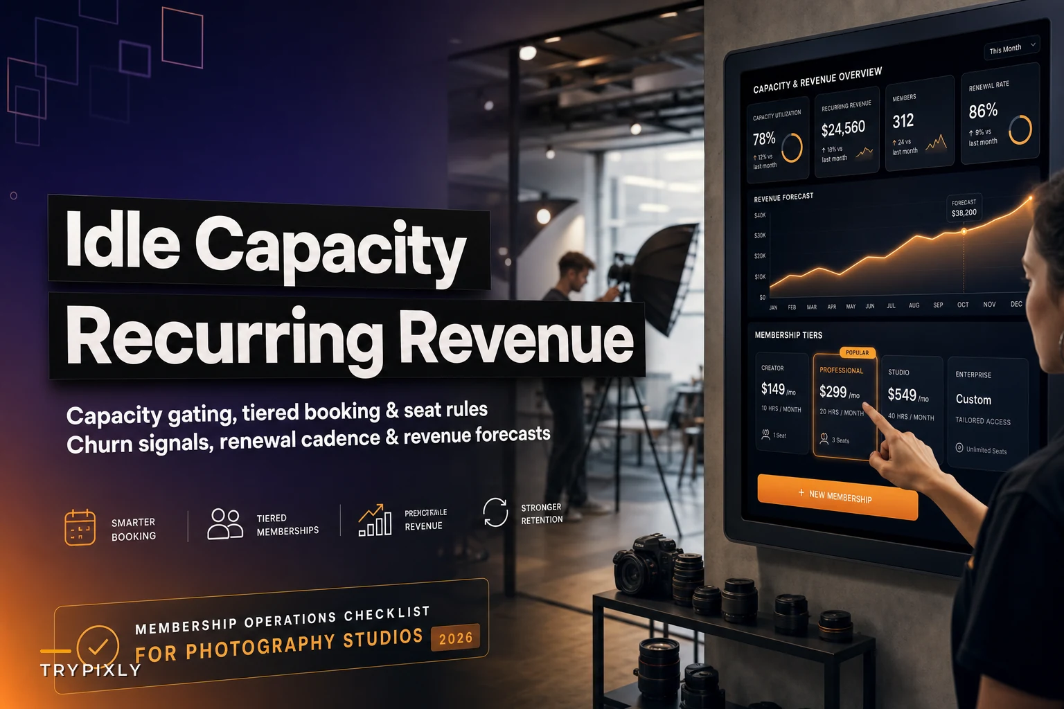 Turn idle capacity into recurring revenue: a membership operations checklist for studios