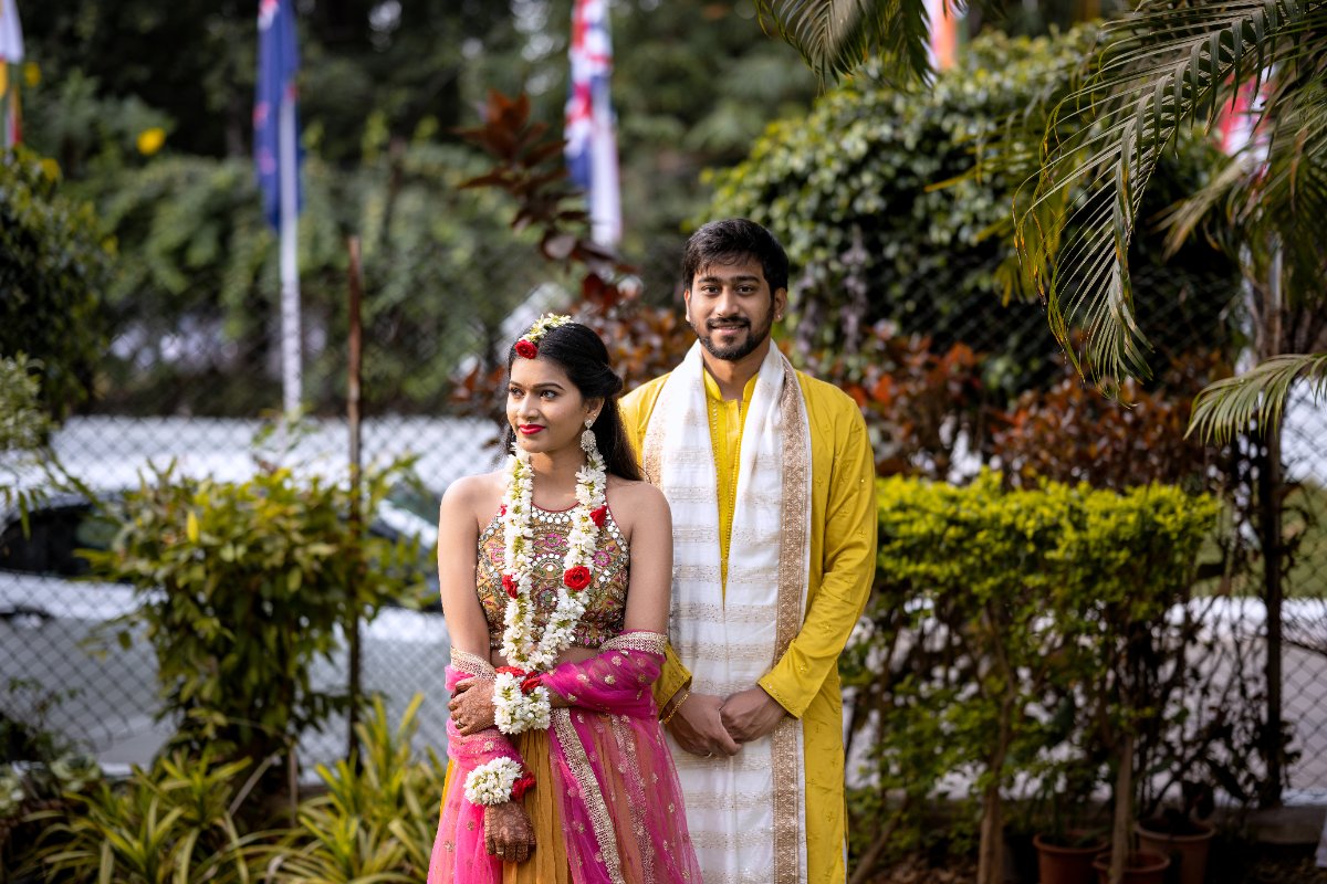 Ramya & pavan - haldi both side