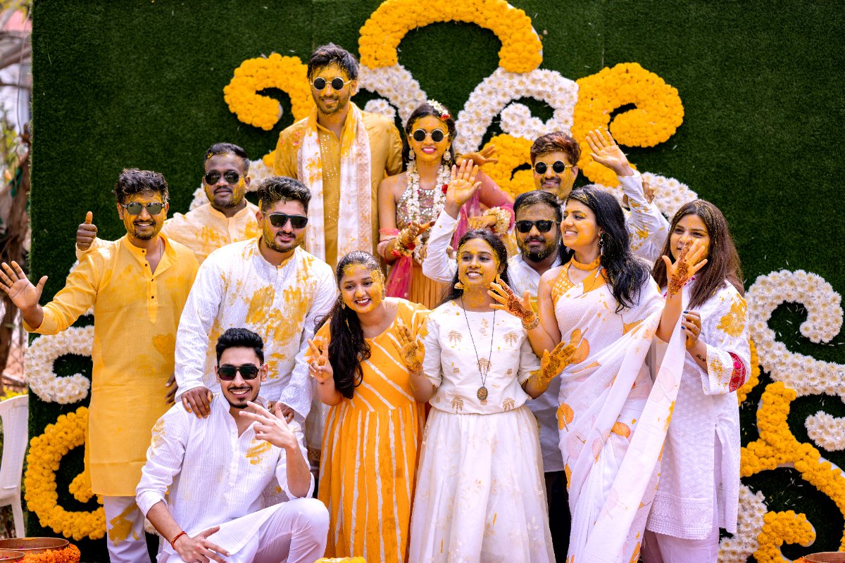 Ramya & pavan - haldi both side