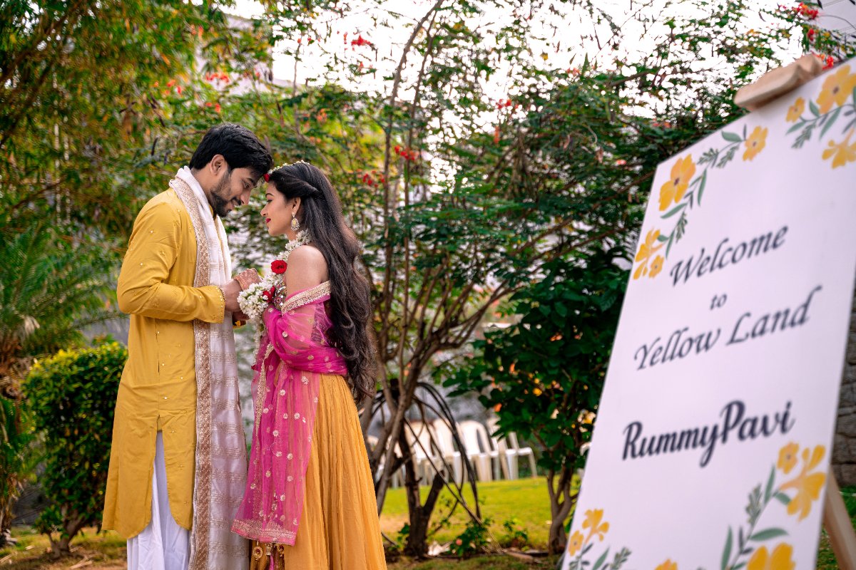 Ramya & pavan - haldi both side