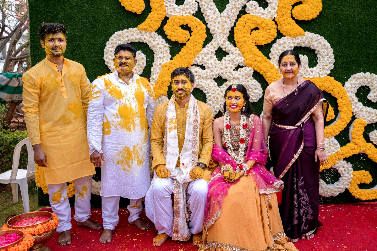 Ramya & pavan - haldi both side