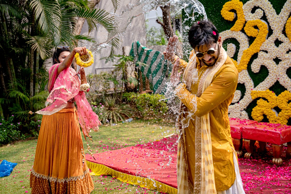 Ramya & pavan - haldi both side