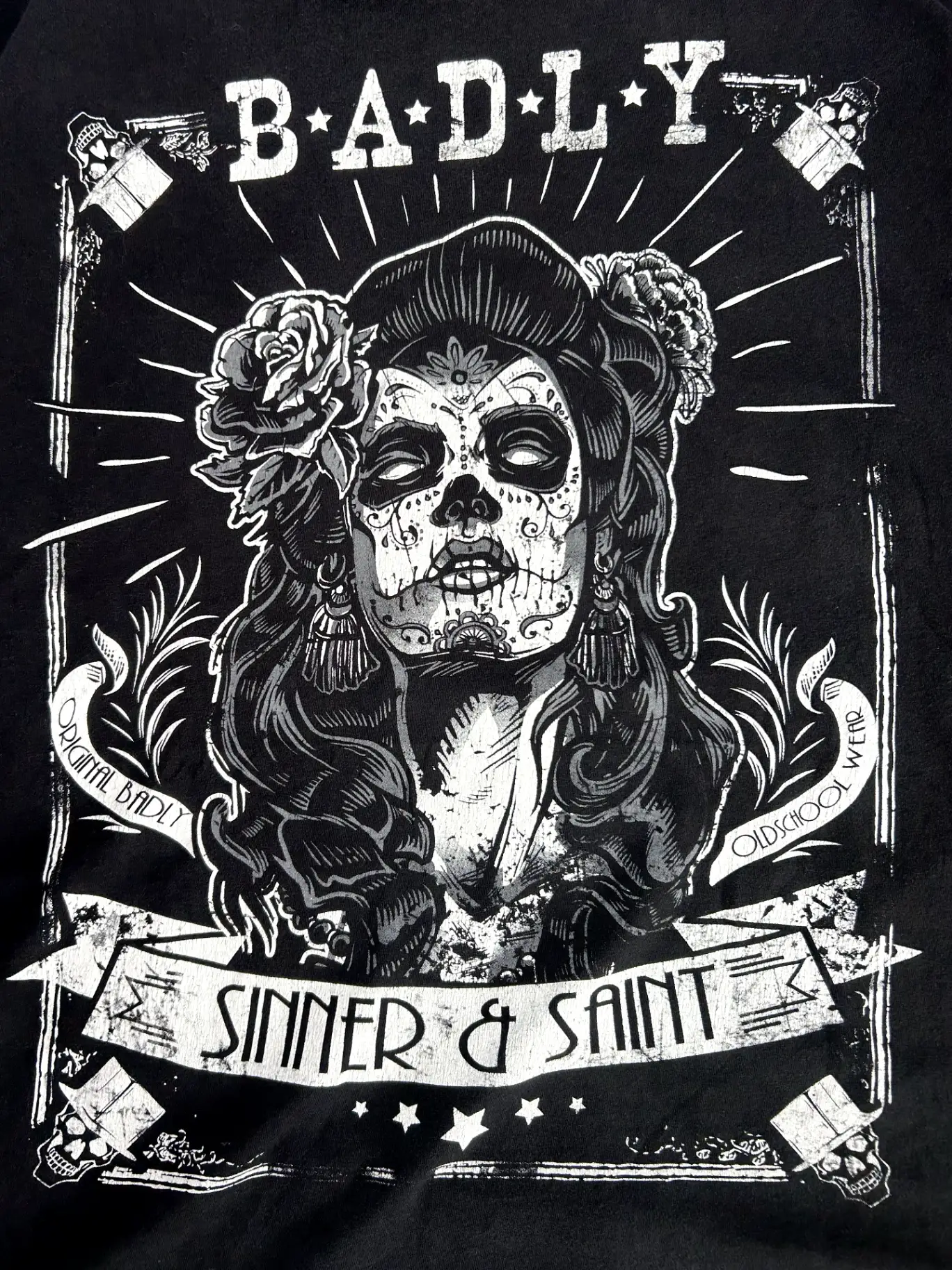 Badly Sinner & Saint tee - M - hover view