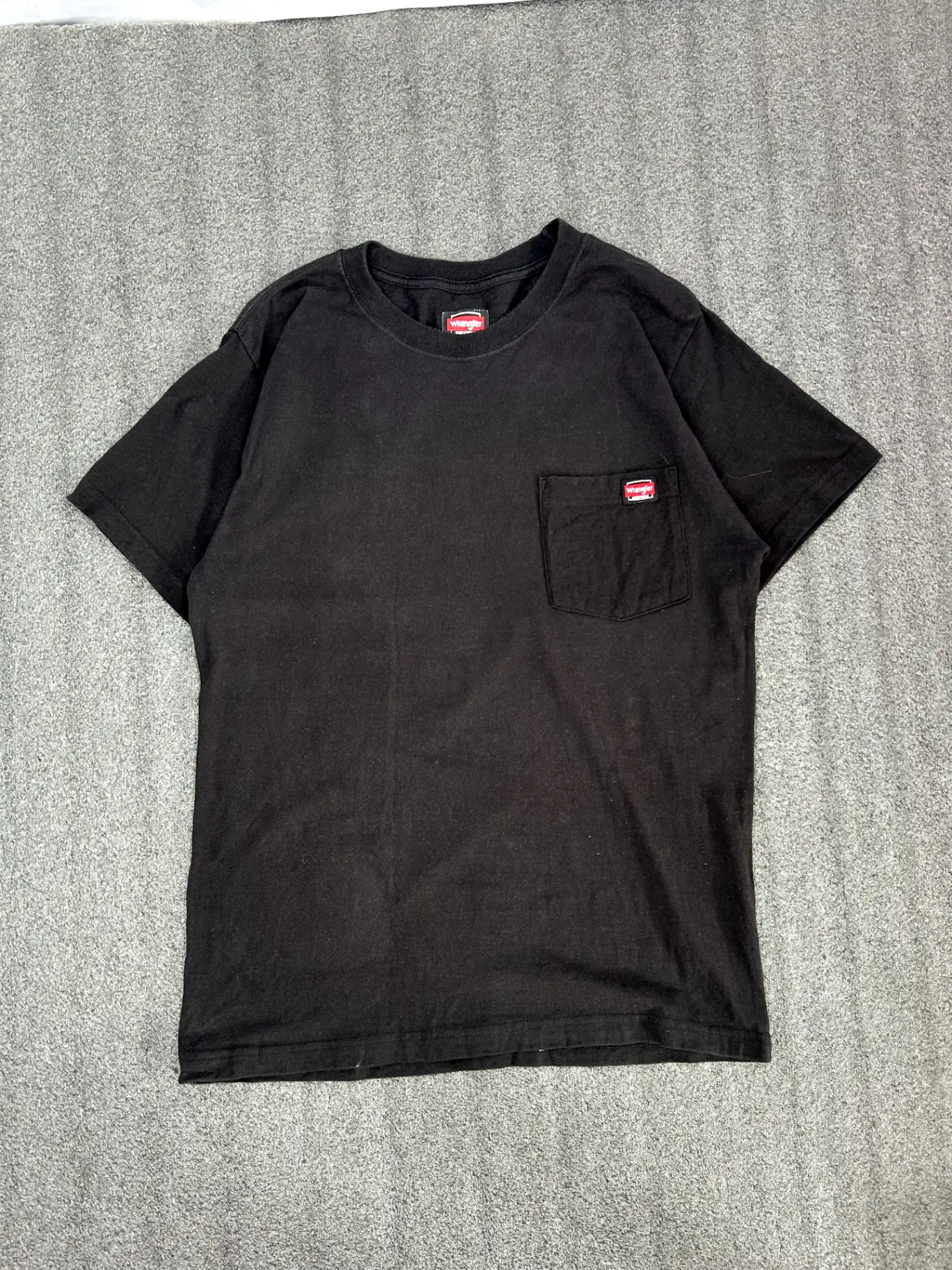 Wrangler Solid Black Tee - M