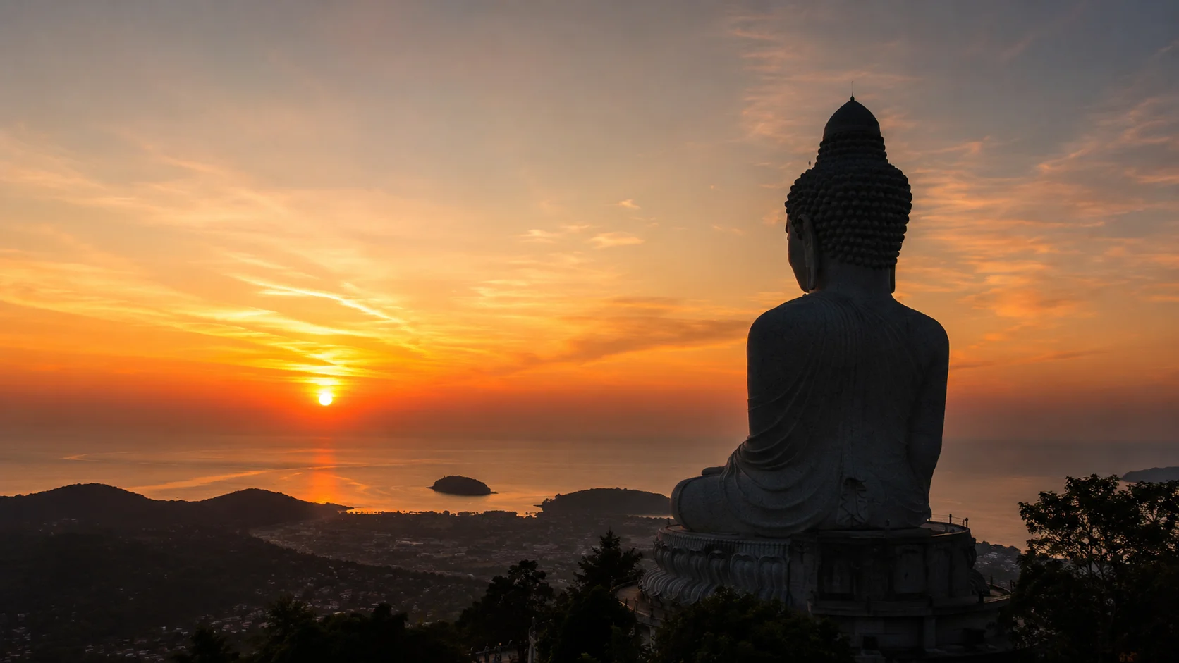 Закат возле Big Buddha Phuket