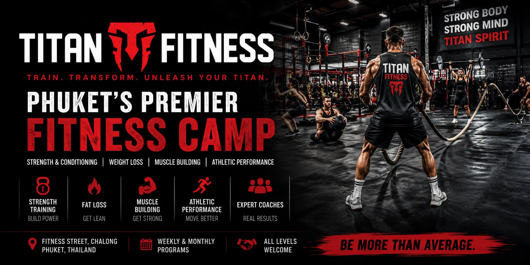 Titan Fitness Camp Phuket on Fitness Street