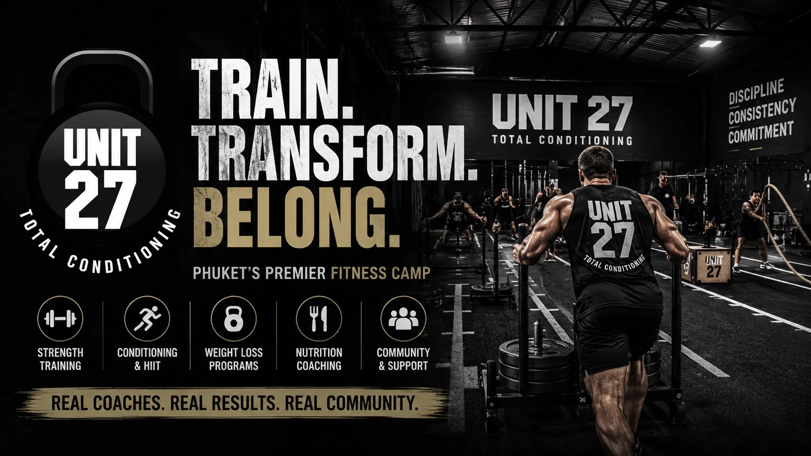 Unit 27 Total Conditioning fitness camp in Phuket