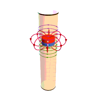 An animated GIF demonstrating Newton's cradle physics paradox or anomaly, often called the Newton nightmare experiment