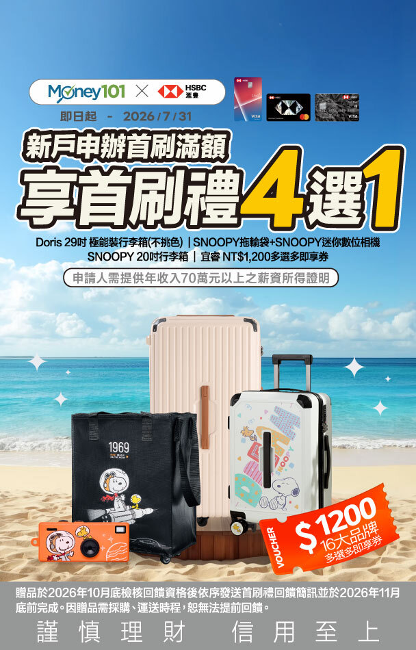 滙豐 Live+ 卡 活動宣傳圖