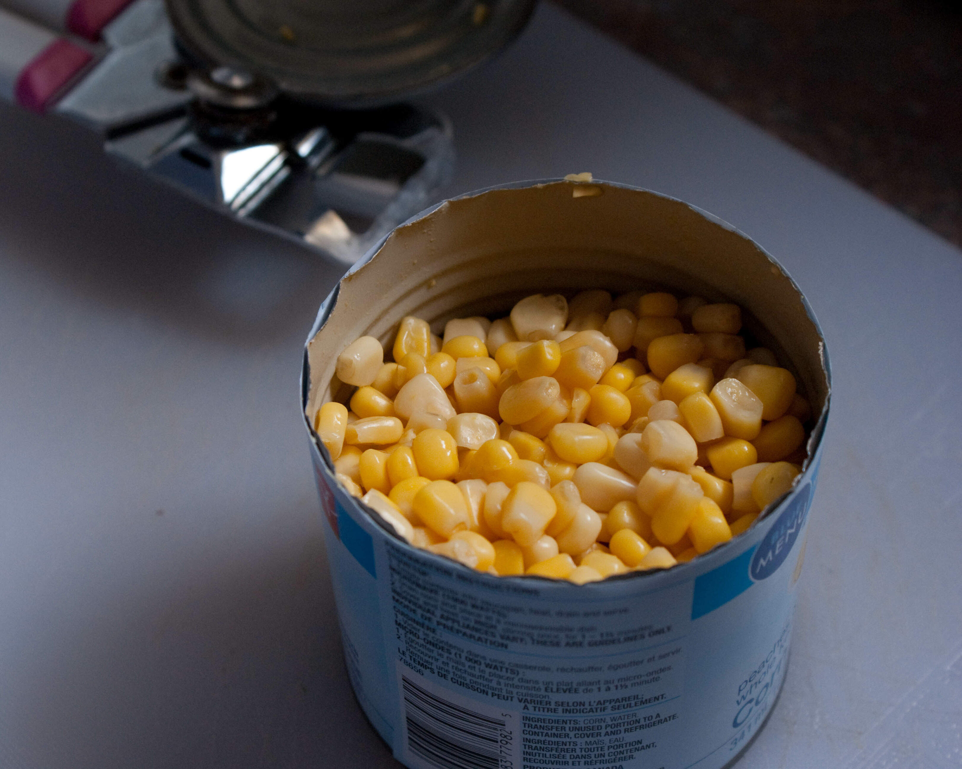 Canned corn