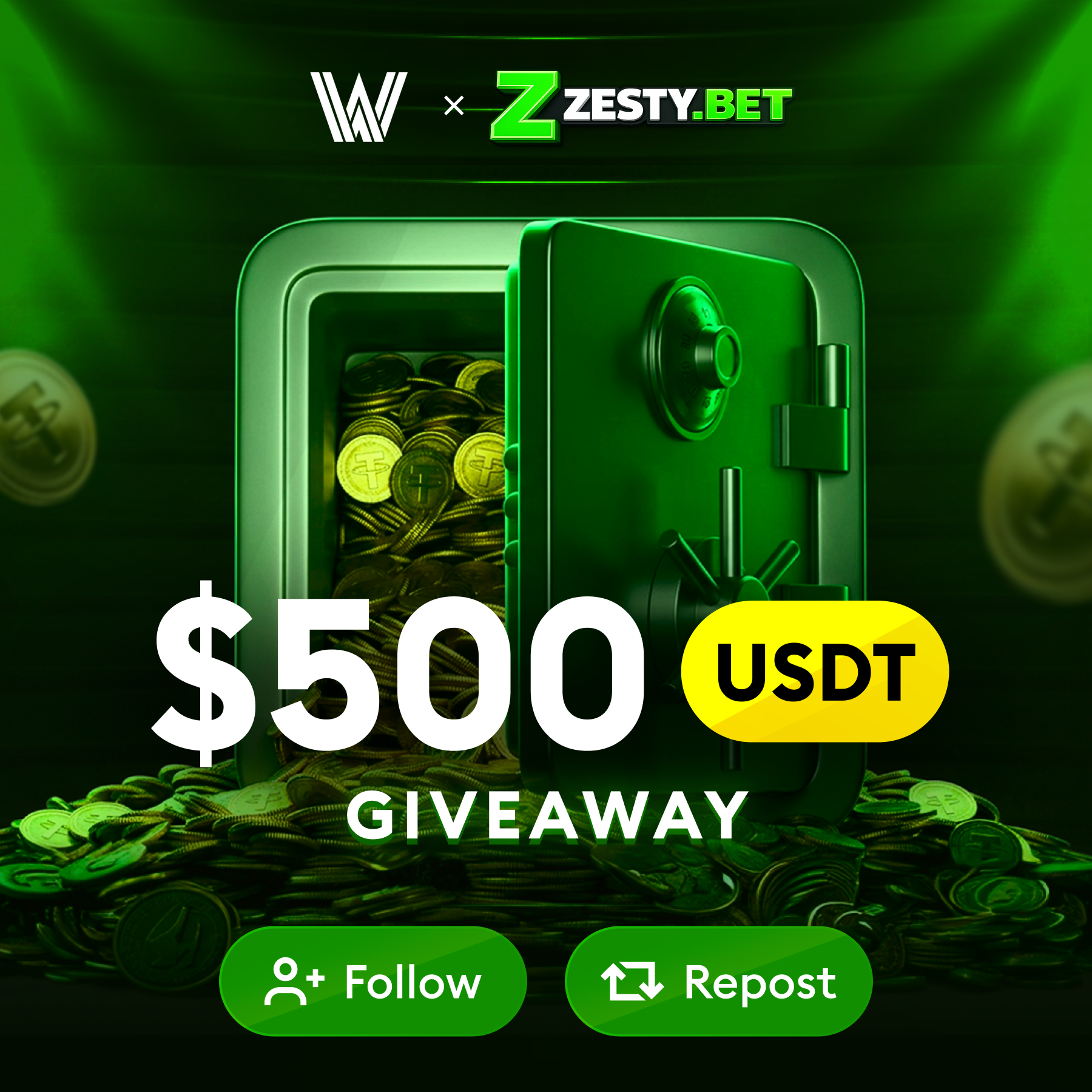 $500 Zesty.bet Giveaway