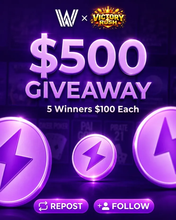 $500 Victory Rush Giveaway