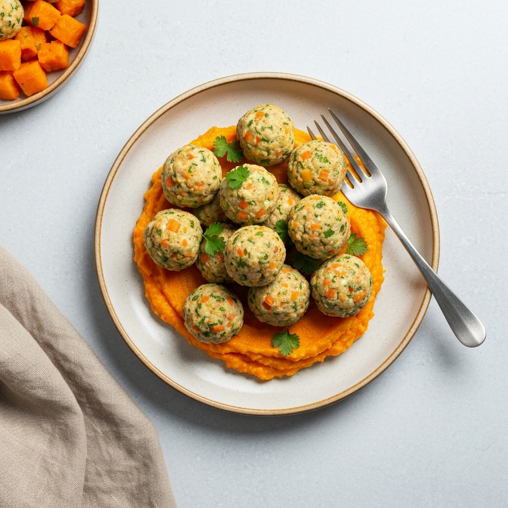 Mini Chicken & Veggie Meatballs