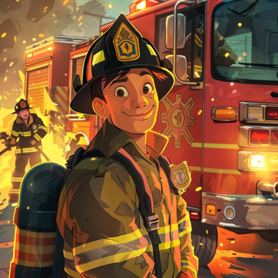 Image for A Day with Firefighter Alex