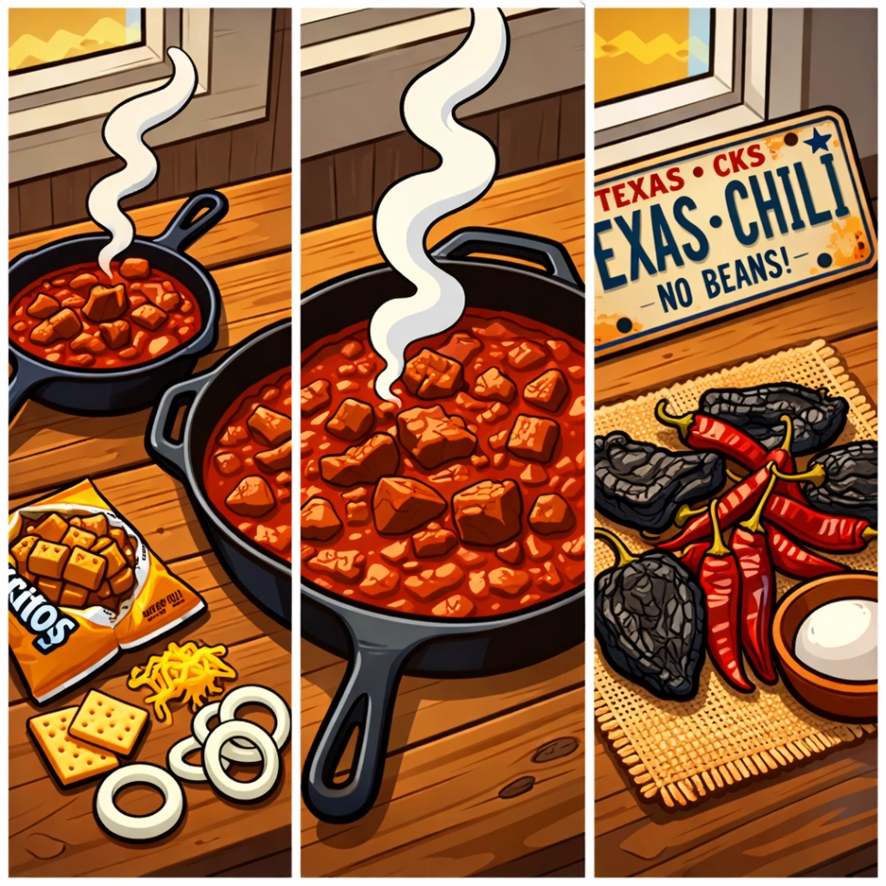 Image for Texas Chili: A Bowl of Red!
