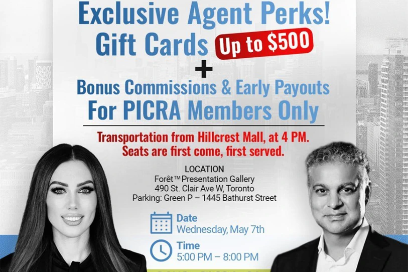 REAL ESTATE MARKET UPDATE & FORET™ HIGHLIGHTS-EXCLUSIVE AGENT INCENTIVES image