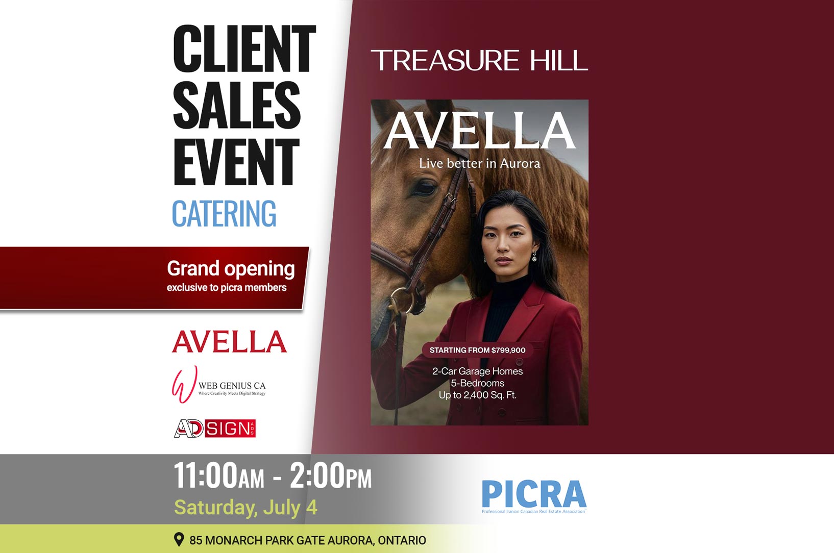 Exclusive Invitation: PICRA Members Grand Opening Event with Treasure Hill – Saturday, July 4
