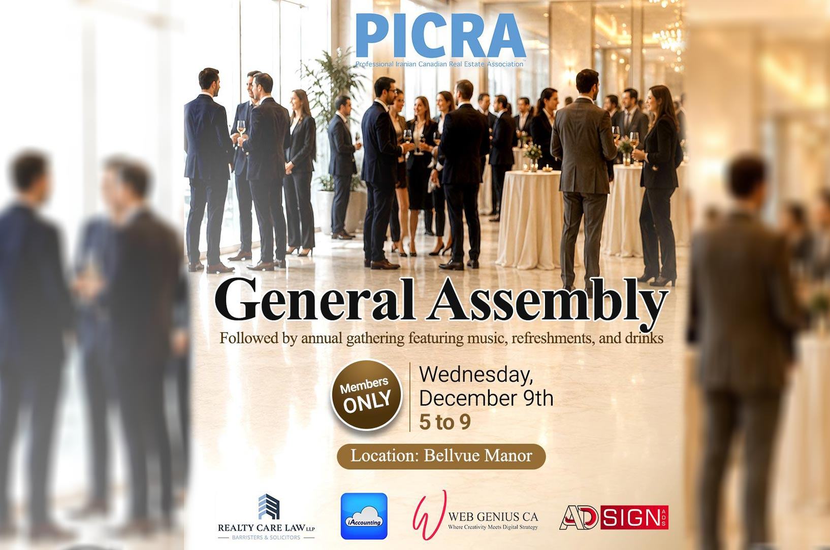 General Assembly Wednesday, December 9th, 2026