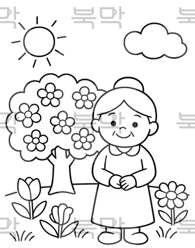 아주 쉬움 도안