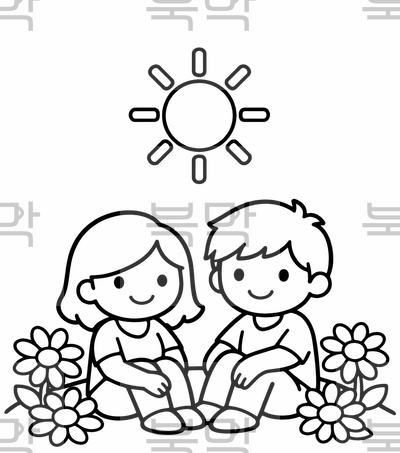 아주 쉬움 도안